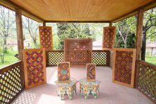 Лейла Алиева и Арзу Алиева приняли участие в открытии после восстановления историко-архитектурных памятников в Шеки (ФОТО)