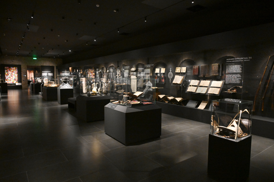 Лейла Алиева и Арзу Алиева приняли участие в открытии после восстановления историко-архитектурных памятников в Шеки (ФОТО)