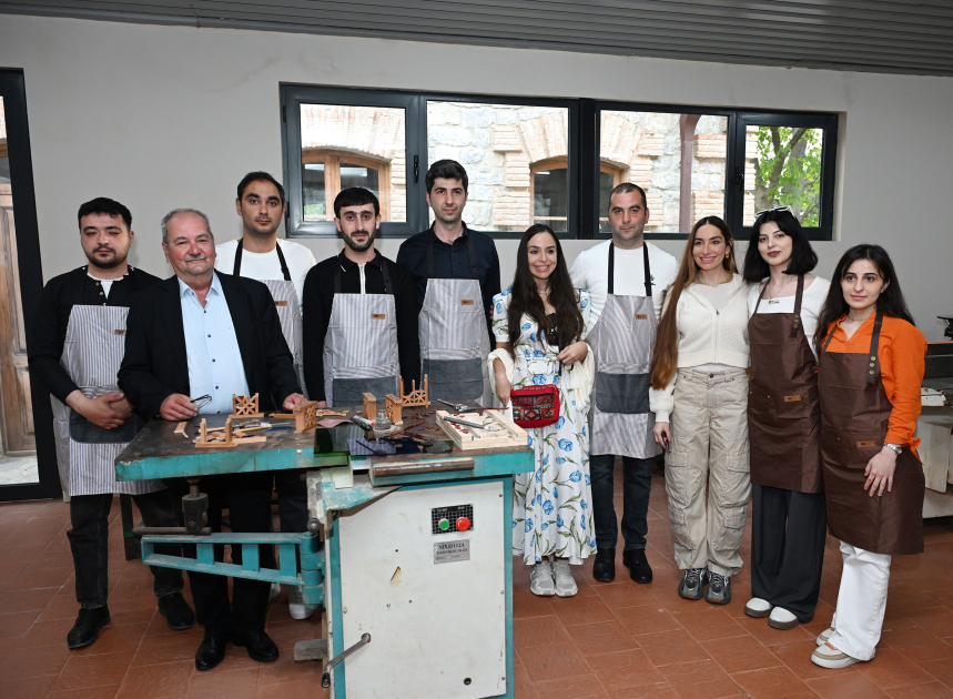 Лейла Алиева и Арзу Алиева приняли участие в открытии после восстановления историко-архитектурных памятников в Шеки (ФОТО)