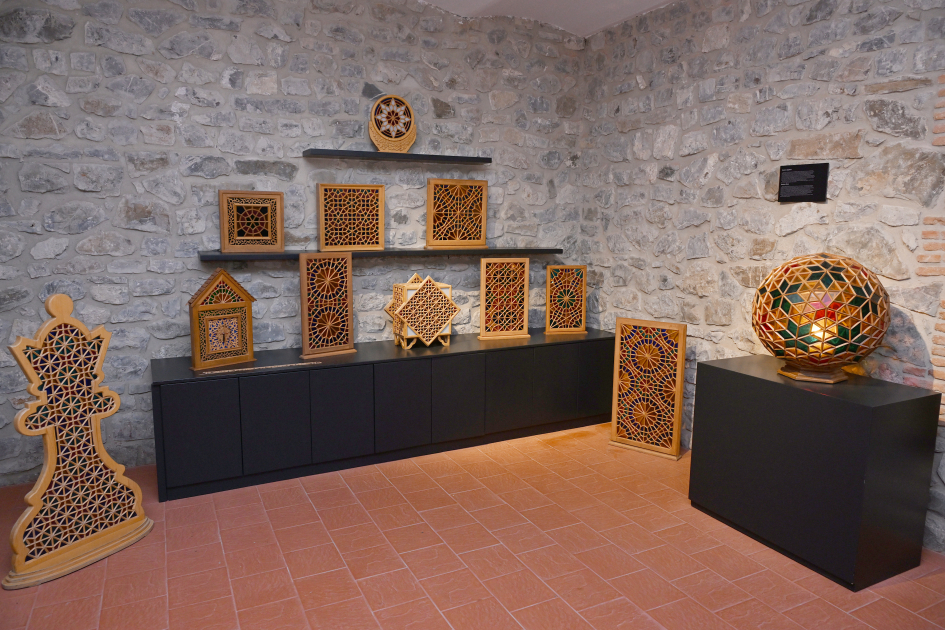 Лейла Алиева и Арзу Алиева приняли участие в открытии после восстановления историко-архитектурных памятников в Шеки (ФОТО)