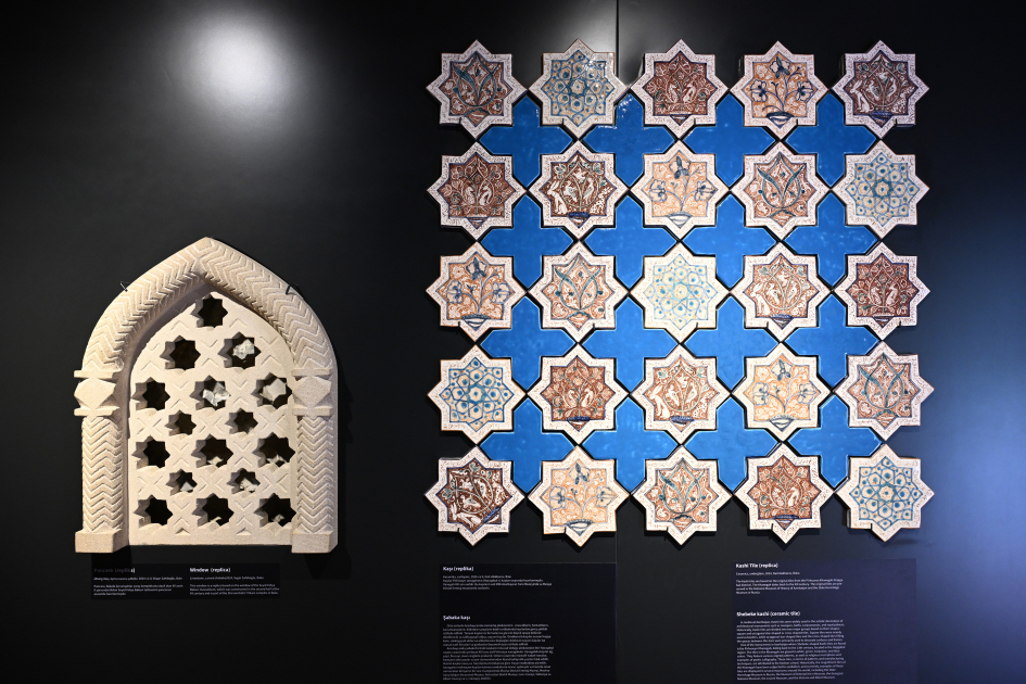 Лейла Алиева и Арзу Алиева приняли участие в открытии после восстановления историко-архитектурных памятников в Шеки (ФОТО)