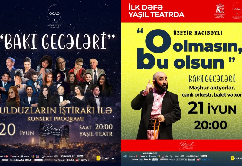 Два великолепных июньских вечера под открытым небом Баку – представляет Центр современного творчества "Очаг" (ВИДЕО)