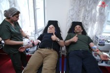 Азербайджанские актеры провели акцию во имя спасения жизней (ВИДЕО, ФОТО)