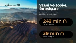 Общая выручка от продаж ЗАО «AzerGold» в первом квартале выросла на 18%