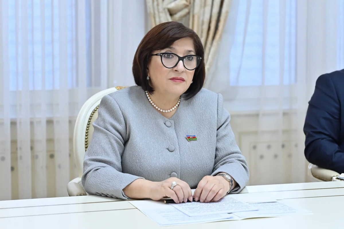 Сахиба Гафарова провела обмен мнениями с послом Греции (ФОТО)