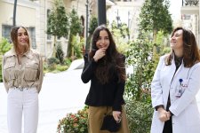 Президент Ильхам Алиев и Первая леди Мехрибан Алиева приняли участие в открытии после реконструкции улицы Ислама Сафарли в Баку (ФОТО)