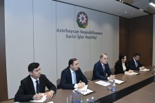 Глава МИД Азербайджана встретился с президентом МККК (ФОТО)