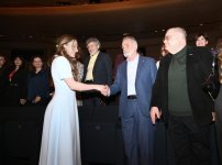 Арзу Алиева и Алена Алиева приняли участие в презентации художественного фильма «Тагиев: Школа» (ФОТО)