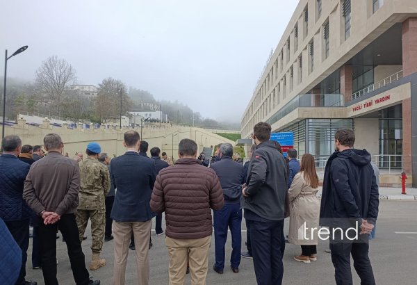 Представители дипкорпуса посетили лечебно-оздоровительный центр г. Шуша