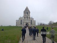 Представители дипкорпуса посетили церковь Газанчи в городе Шуша (ФОТО)