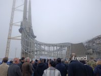 Представители дипкорпуса ознакомились с ходом строительства Новой Шушинской мечети (ФОТО)