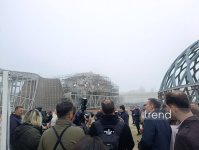 Представители дипкорпуса ознакомились с ходом строительства Новой Шушинской мечети (ФОТО)