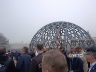 Представители дипкорпуса ознакомились с ходом строительства Новой Шушинской мечети (ФОТО)