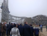 Представители дипкорпуса ознакомились с ходом строительства Новой Шушинской мечети (ФОТО)