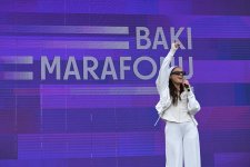 На старте и финише "Бакинского марафона 2026" был организован концерт (ФОТО)