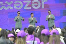 На старте и финише "Бакинского марафона 2026" был организован концерт (ФОТО)
