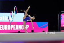 Завершился третий день Кубка Европы по художественной гимнастике в Баку (ФОТО)