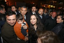 Лейла Алиева и Арзу Алиева посетили Международный фестиваль ковра (ФОТО)