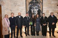 Лейла Алиева и Арзу Алиева посетили Международный фестиваль ковра (ФОТО)
