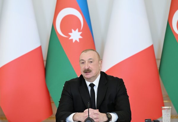 Президент Ильхам Алиев: Италия занимает ведущие места в проектах, реализуемых в Карабахе и Восточном Зангезуре