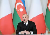 Президент Ильхам Алиев и Председатель Совета министров Италии выступили с заявлениями для прессы (ФОТО/ВИДЕО)