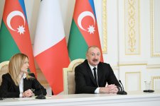Президент Ильхам Алиев и Председатель Совета министров Италии выступили с заявлениями для прессы (ФОТО/ВИДЕО)