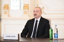 Президент Ильхам Алиев выступил в формате видеосвязи на 8-м Саммите Европейского политического сообщества (ФОТО/ВИДЕО)