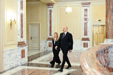 Состоялась встреча Президента Ильхама Алиева с Председателем Совета министров Италии Джорджей Мелони в формате «один на один» (ФОТО)