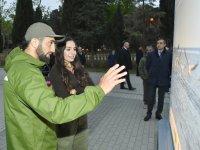 Лейла Алиева приняла участие в церемонии открытия выставки «По следам азербайджанской природы» (ФОТО)