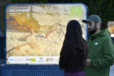 Лейла Алиева приняла участие в церемонии открытия выставки «По следам азербайджанской природы» (ФОТО)