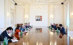 Президент Ильхам Алиев принял делегацию, возглавляемую верховным представителем Европейского союза (ФОТО)