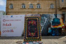 Baku Steel Company представила искусство стали на Фестивале ковра (ФОТО)