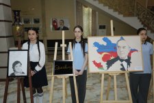 В Хачмазском районе состоялась конференция, посвященная 103-й годовщине со дня рождения общенационального лидера Гейдара Алиева (ФОТО)