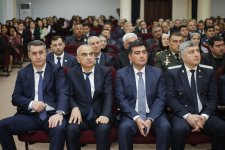В Хачмазском районе состоялась конференция, посвященная 103-й годовщине со дня рождения общенационального лидера Гейдара Алиева (ФОТО)