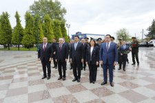 В Хачмазском районе состоялась конференция, посвященная 103-й годовщине со дня рождения общенационального лидера Гейдара Алиева (ФОТО)