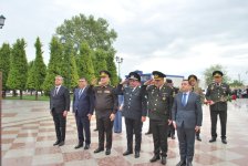 В Хачмазском районе состоялась конференция, посвященная 103-й годовщине со дня рождения общенационального лидера Гейдара Алиева (ФОТО)