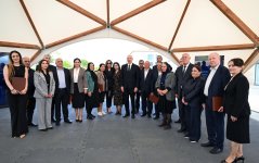 Президент Ильхам Алиев и Первая леди Мехрибан Алиева встретились с жителями, переехавшими в село Шукюрбейли Джебраильского района (ФОТО)
