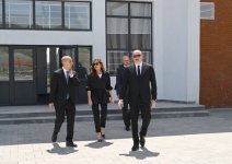 Президент Ильхам Алиев и Первая леди Мехрибан Алиева приняли участие в открытии села Шукюрбейли Джебраильского района (ФОТО)