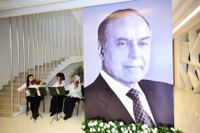 В Шеки прошел вечер "Общенациональный лидер Гейдар Алиев и культурные ценности Азербайджана" (ФОТО)