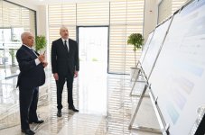 Президент Ильхам Алиев принял участие в открытии подстанции «Шафаг» в селе Солтанлы (ФОТО)