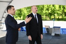 Президент Ильхам Алиев встретился в городе Зангилан с жителями, заложил фундамент отеля Zangilan City Park Hotel (ФОТО)