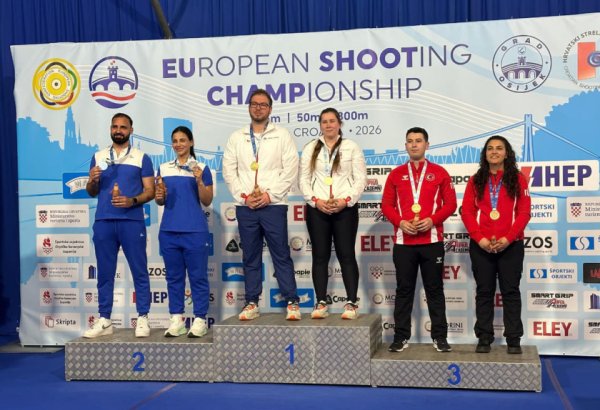 Азербайджанские стрелки завоевали две серебряные медали на чемпионате Европы