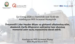 В Национальном музее искусств Азербайджана состоялось открытие мемориального зала, посвященного памяти великого лидера Гейдара Алиева и выдающегося ученого-офтальмолога, академика Зарифы Алиевой (ФОТО)