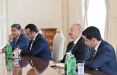 Президент Ильхам Алиев принял делегацию во главе с председателем Национального совета Словакии (ФОТО)