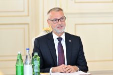 Президент Ильхам Алиев принял делегацию во главе с председателем Национального совета Словакии (ФОТО)