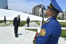Председатель Национального совета Словакии посетил Парк Победы в Баку (ФОТО)