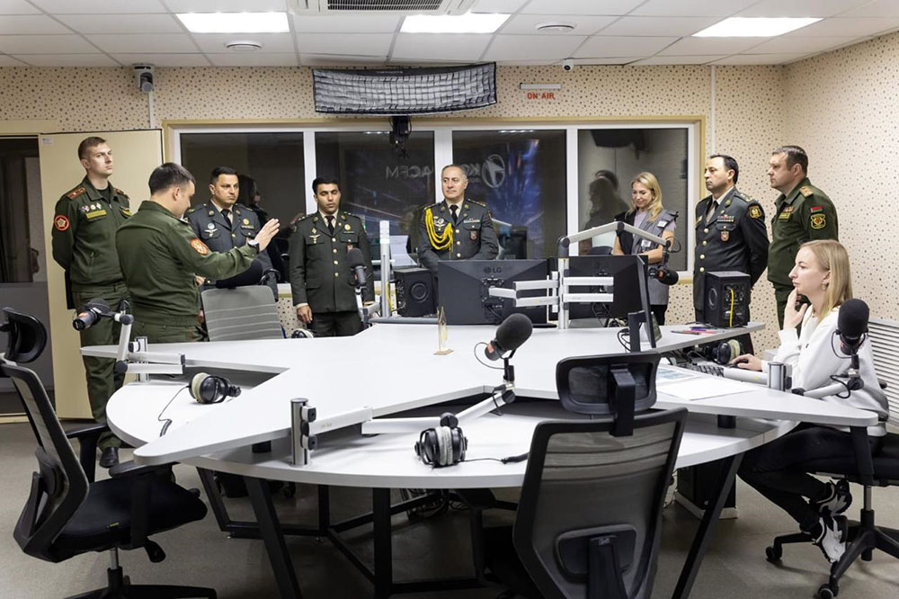 Состоялась рабочая встреча представителей Азербайджана и Беларуси в области военной информации (ФОТО)