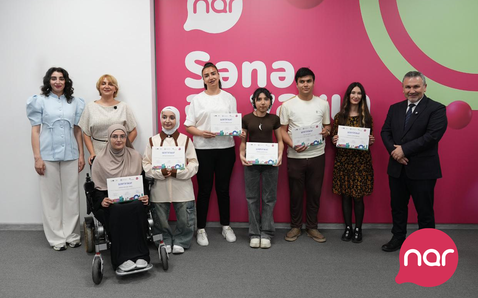 «Nar» в рамках WUF13 наградил участников инклюзивной программы стажировки (ФОТО)