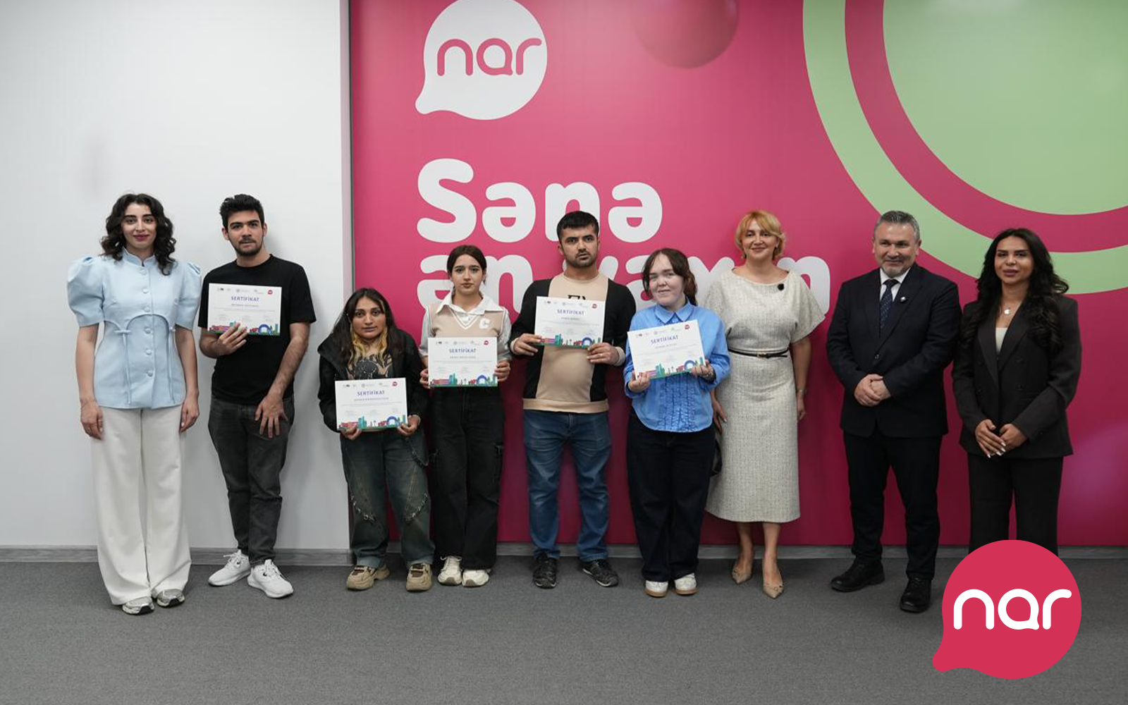 «Nar» в рамках WUF13 наградил участников инклюзивной программы стажировки (ФОТО)