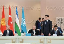 Президент Ильхам Алиев принимает участие в неформальном Саммите ОТГ в Туркестане (ФОТО/ВИДЕО)